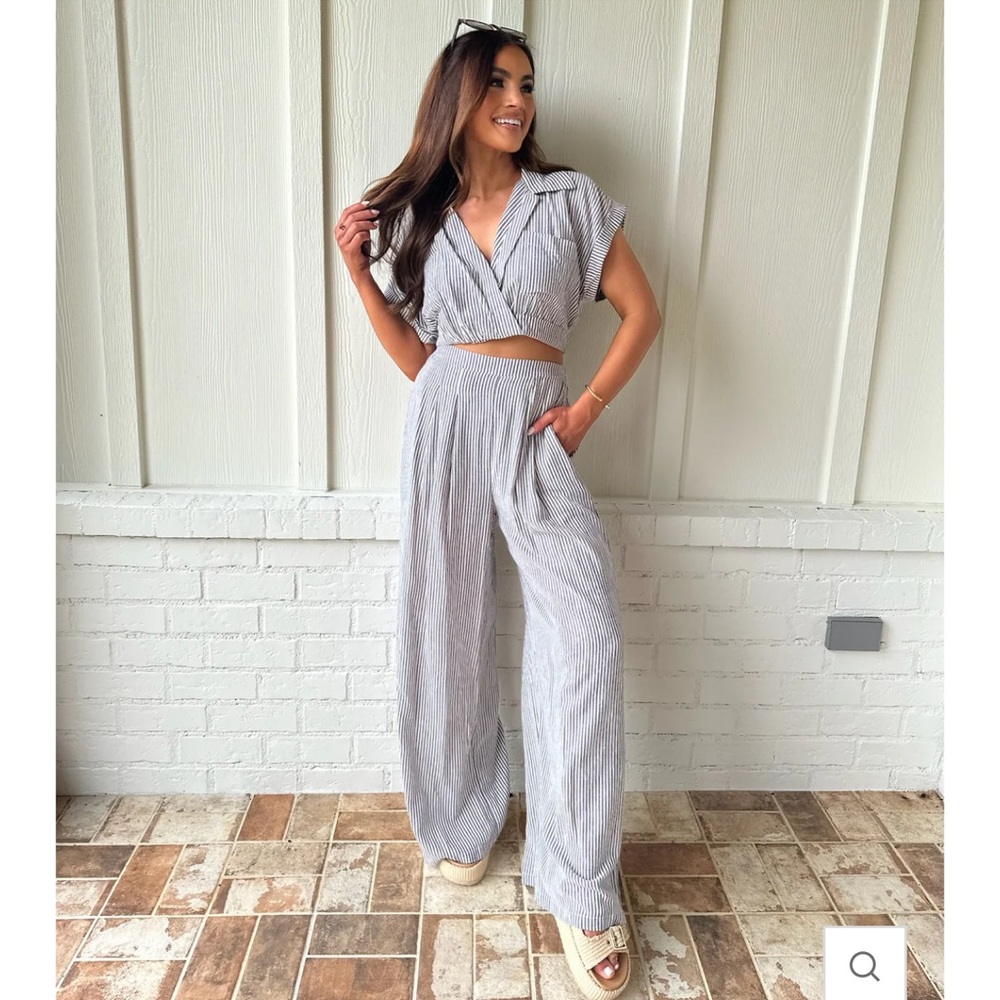 NWT Striped pant set